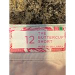 Lilly Pulitzer  The Buttercup‎ Short Size 12 Pink Green Scalloped Hem Photo 4