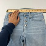 Madewell  Skinny Jeans Women 25 Blue Denim Cotton Button Fly High Rise Distressed Photo 1