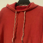 Aerie  oversized cropped hooded sweatshirt hoodie red Photo 5