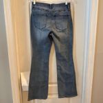 WHBM White House Black Market Skinny Flare Jeans Blue Wash Size 6S Photo 1