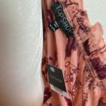 Topshop Romper Womens Small Pink Floral Lightweight Halter Coverup NEW Photo 4