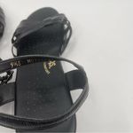 SAS Sandals 9.5 SLIM Strippy Quarter Strap Wedge Black Patent Leather 9.5 SLIM Photo 4