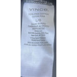 Vince Black Sleeveless Pima Cotton Maxi Waist Tie Dress L Minimal Capsule Luxury Photo 8