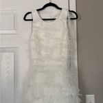 Lulus Uniquely Delightful White Textured Patchwork Backless White Midi Dress NWT Size L Photo 3