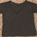 American Dream criss cross v-neck t-shirt Photo 3