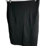Philosophy Stretch Knit Pencil Skirt 12 Black Elastic Waist Zipper Knee Length Photo 0