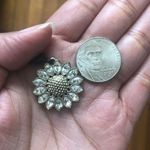 Fossil Leather Sunflower Necklace Photo 3