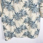 Tommy Bahama Large Top Silk Button Down Short Sleeve Floral Tropical Tan 844 Photo 7
