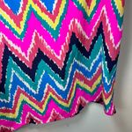 Lilly Pulitzer Women's Elsa Blouse Shirt Hearts a Flutter Chevron Vibrant Small Photo 8