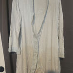 Sonoma Intimates Polkadot Bathrobe, Blue & White Striped, Women's Small Robe Photo 0