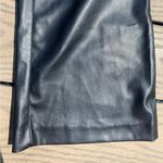 H&M Flares Faux Leather Black Pants high rise size 10 concert going out Tate Photo 3