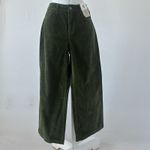 Primark NWT Denim  Co., Sz 4 Green Corduroy Wide Leg (b41) Photo 2