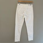 RE/DONE  Originals White Jeans Raw Hem Size 29 Made in USA Photo 5