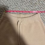 & Other Stories & Other Stories Ribbed Cotton Knit Shorts Oatmeal High Waist Drawstring- Size XS Photo 8