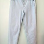 Talbots Simply Flattering 5 Pocket Mint Baby Blue Stretch Jeans 10 Photo 1