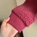 Aerie  Dream Sherpa Quarter Zip Sweatshirt, Cherry Pink/Hot Pink Photo 11