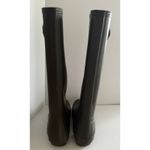 Hunter  Gray Tall Rain Boots Waterproof Natural Rubber Classic Outdoor Wellies 8 Photo 3