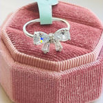 Free People Sterling silver bow knot ring .925 Photo 0