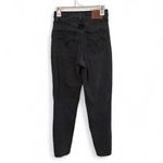 Levi's Levi’s Black High Waisted Mom Jeans Skinny Ankle size 26 Photo 1