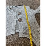 Nina Leonard Open Knit Nubby Asymmetrical Cardigan Sz L Artsy Lagenlook Boho Photo 8