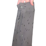 Apt. 9  Gray Speckled 1/4 Zip Long Sleeve Blouse Double Pockets Office Photo 3