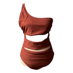Cupshe one shoulder cut out one piece monokini size Large L Photo 6