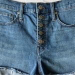 Madewell High-Rise Denim Shorts in Derby Wash: Button-Front Edition size 24 Photo 7