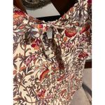 LC Lauren Conrad Lauren Conrad Floral Pink Short Sleeve Blouse Small Cottage Dainty Preppy Boho Photo 3