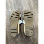 REEF  Sandals Womens 9 Cushion Vista Hi Platform Slip On Slide White Faux Leather Photo 6