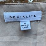 Socialite Nordstrom  gold sequin sparkle vneck top Photo 1