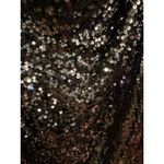 Calvin Klein Women Black Silver Sequin Holiday Dress Tank Top Size Medium Photo 3