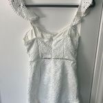 Selfie Leslie Crochet Lace Dress White Photo 2