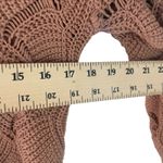 Moon & Madison Women's XS Mauve Pink Tan Knit V Neck Sweater Coquette Preppy Photo 6