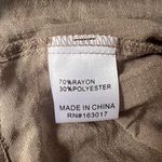 Princess Polly  Ayesha Long Sleeve Tie Waist Crop Top Size 6 Neutral Photo 5