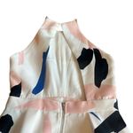 Elliatt Headway Abstract Print Scuba Skater Dress Mini Open Back Size Medium Photo 9