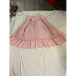 For Cynthia Anthropologie Cynthia West Pink Puffer Vest Ruffle Bottom L Pastel Angelcore Photo 6