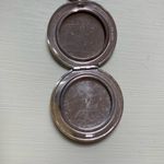 Vintage Silver Photo Locket Necklace Floral Sterling 24” Photo 2