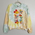 Disney  Characters Tie Dye Pull Over Women's Sweatshirt, Size XL Photo 0