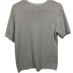 Nikki Vintage Blue Floral Embroidered Cottagecore Grannycore Knit Sweater Top Size M Photo 5