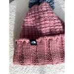 The North Face Beanie Cap Hat Cozy Chunky, Chunky Knit Patch Logo Photo 3