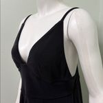 Free People  Never Let You Go Tank Top Shirt Black Small Photo 5