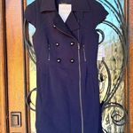 Laundry by Shelli Segal Classic Navy Blue Sleeveless Midi Dress Size 6 Photo 0