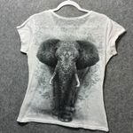San‎ Diego Zoo Safari Park Elephant Graphic Print White T Photo 7