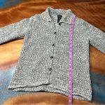 Sigrid Olsen VTG  Sport Chunky knit Cream Brown button front Cardigan XS Photo 6