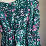 Cacique Lane Bryant Green Floral Racer Back Cottom Chemise Sleep Gown Sz 18/20 Photo 3