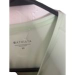 Athleta ‎ Women's Size XS Light Green Quarter Zip Fitted Tank Top Photo 5