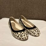 Crocs  Women's Shoes Size 6 Lina Graphic Leopard Ballet Flats Cream Black Trim Photo 1