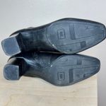 Bandolino  Women’s Boots 7.5 Black Leather Heeled Square Toe Y2K 90s Photo 10