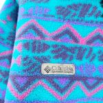 Columbia  Womens Vintage 90s Made in USA Fleece Aztec Print Outdoor Jacket Size L Photo 2