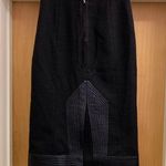 Marc Jacobs  Black Back Slit Midi Pencil Skirt size 4 Photo 1